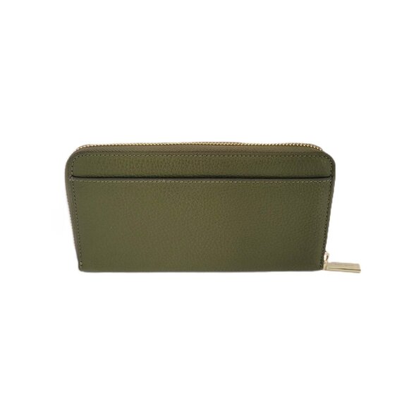 Kate Spade KH786 Lena Pebbled Large Continental Wallet Enchanted Green - Picture 3 of 7